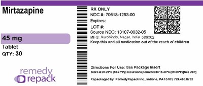 Mirtazapine 45mg 70518 1293 00